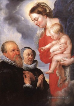 Vierge à l’Enfant Baroque Peter Paul Rubens Peinture à l'huile
